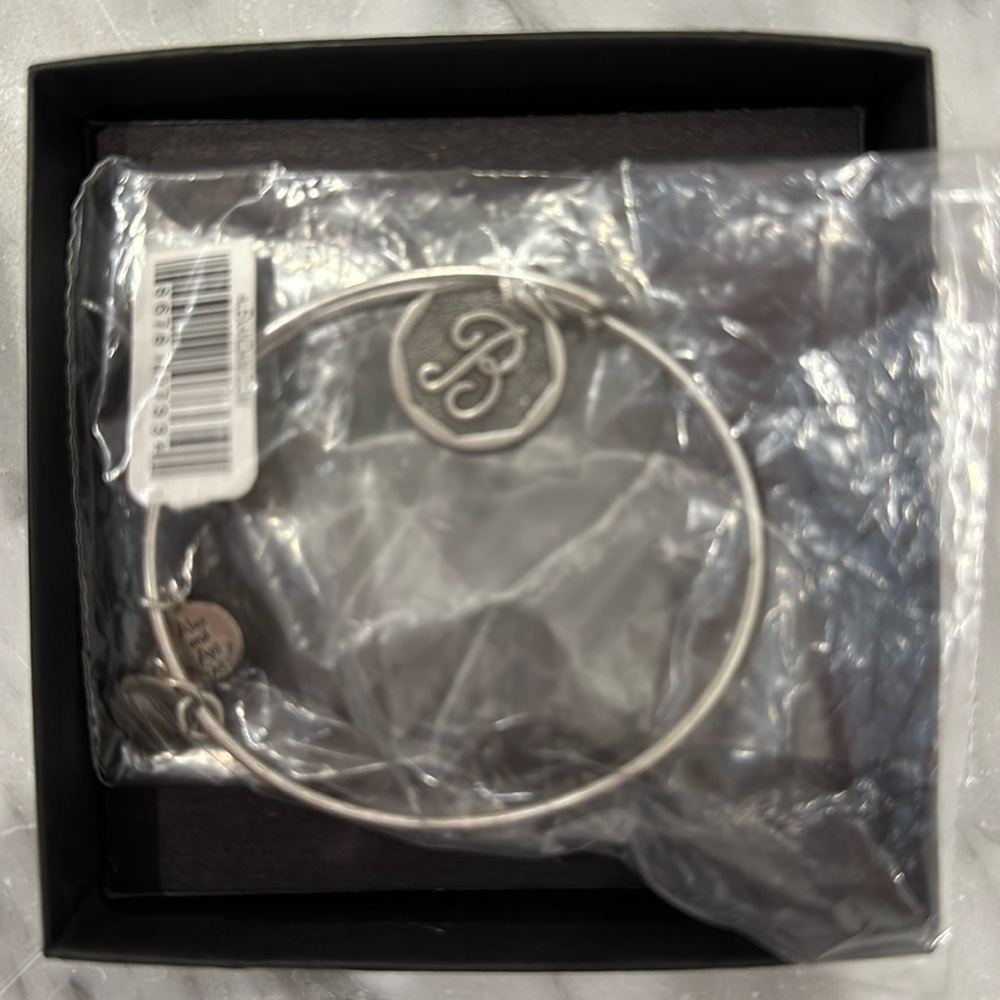NWT Alex and ani  “B” bracelet.